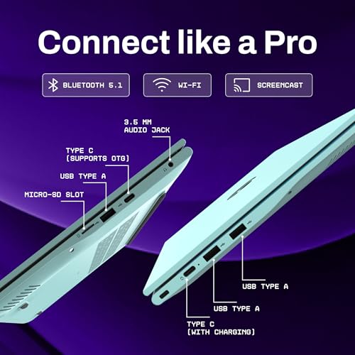 Primebook 2 Pro 2025 (New Launch) | 8GB RAM, 128GB UFS Storage | 14.1-Inch FHD IPS Display | 14 Hours Battery | MediaTek Helio G99 | Android 15 (PrimeOS 3.0) | Backlit Keyboard | in-Built AI (Aqua)