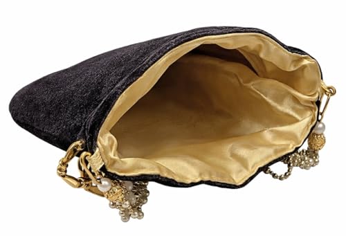 DUCHESS Women's Potli Bag (Multi) (Black)