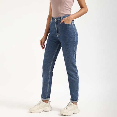 Calvin Klein Jeans Women's Slim Jeans (J2240301A4_Blue