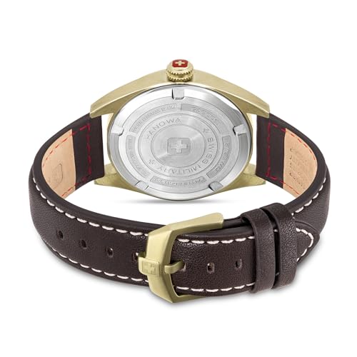 Swiss Military Hanowa Greyhound Brown Dial Analog Watch for Men - SMWGA0001551