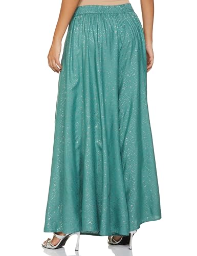 W for Woman Women's Regular Divided Skirt (22AUW62071-119121_Light Blue_WS)
