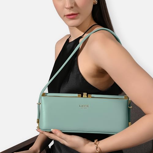 Lavie Luxe Women's Parallel Small Frame Satchel Bag | Satchel Handbag for Work | Ladies Purse | Stylish Shoulder Bag | Gift for Women