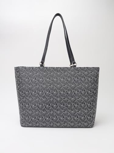 Tommy Hilfiger Logo Blue Pu Tote Bag