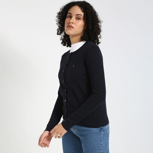 Tommy Hilfiger Womens Blue Color Sweater (L)