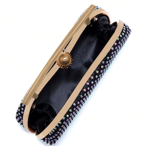 Mastyle® Diamond Clutch Handbag For Women With Rhinestone Surface And Shining Glitter Finish