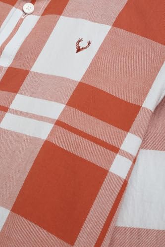 Boys Red Check Casual Shirt