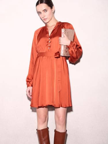 VERO MODA Women's Mini Dress Rust