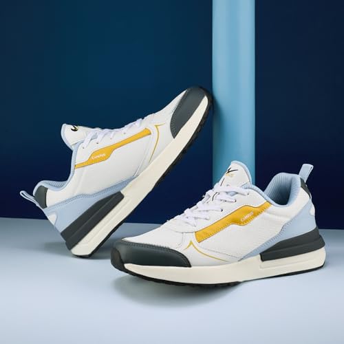 Campus Women's RASSLE Sneakers WHT/ICE.BLU - 7UK/India