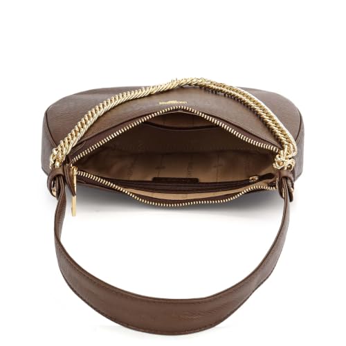 Da Milano Leather Shoulder Bag for Women - Walnut Brown (LB-01370OL)