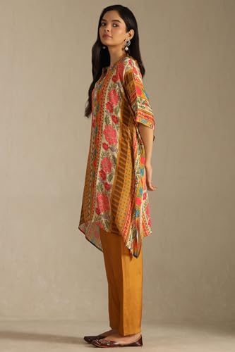 Soch Women's Georgette Salwar Suit Set (OWA5CD22221_Mustard