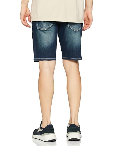 Pepe Jeans Men's Chino Shorts (PM208456Q03_Dark Used_Blue