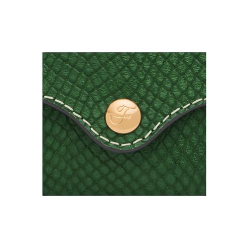 Fossil Women Leather Heritage Green Card Case Sl8285310