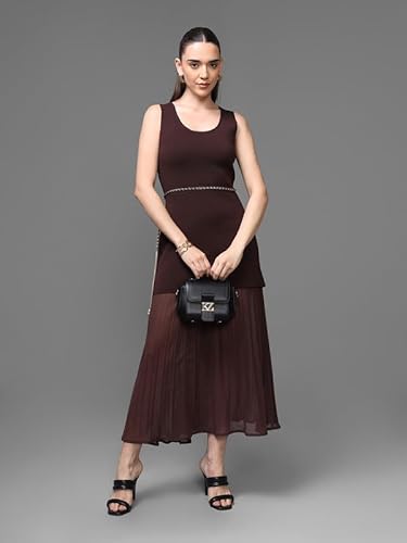 Kazo Beverly Maxi Dress (Brown_L)
