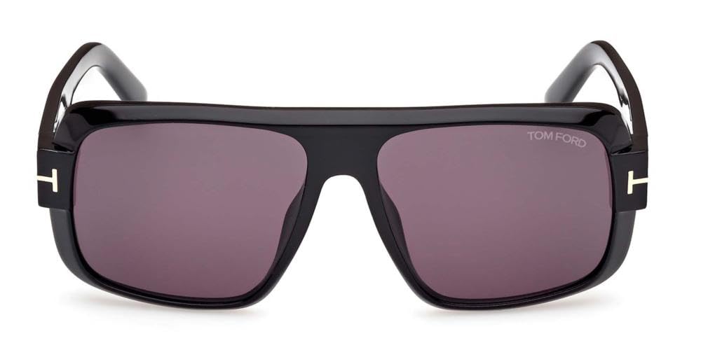 Tom Ford TURNER FT 1101 Black/Smoke 58/15/140 Mens Sunglasses, Black/Smoke, 58/15/140