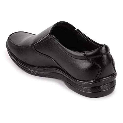 Bata Remo Men's Black Slip On Formal Shoes 851-6005-45