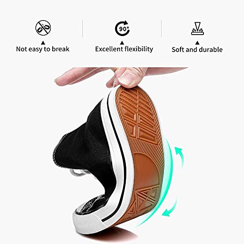 TrenDuty Long High Ankle Shoes Sneakers Black uk7 Shoes