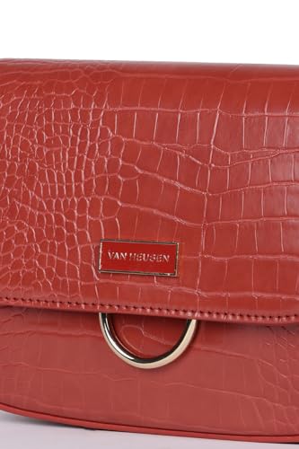 Van Heusen Women Red Textured Casual Sling Bag
