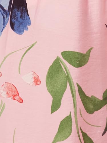 Max Women Floral Print Palazzos (Pink_M)
