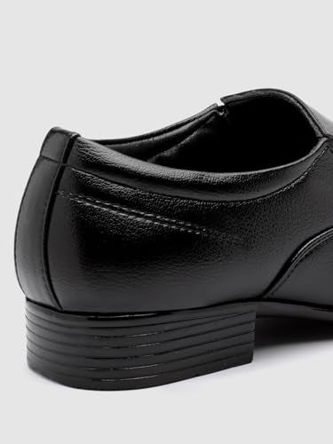 Action Shoes Men's Black Formal Shoes - 9 UK/India (43 EU)(D-63-BLACK)