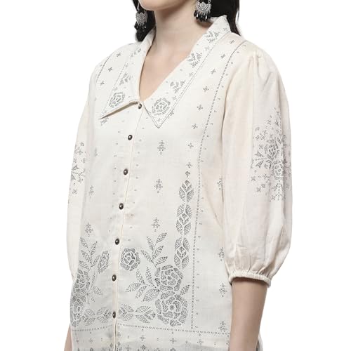 Rangriti Women Natural Viscose Blend Straight Kurti_34