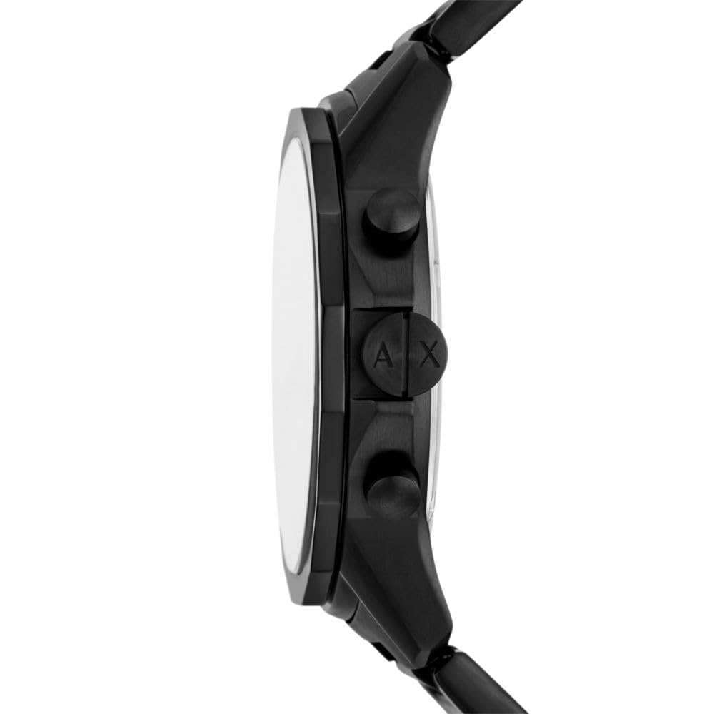 Armani Exchange Analog Black Dial Men's Stainless Steel Watch-AX7163Set