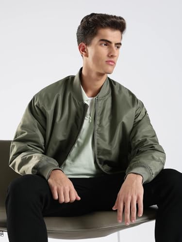 Calvin Klein Jeans Men's A-Line Coat (4RC526G251_Dusty Olive