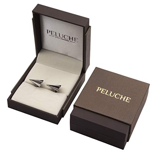 Peluche Dark Grey The Childhood Plane Cufflinks for Men