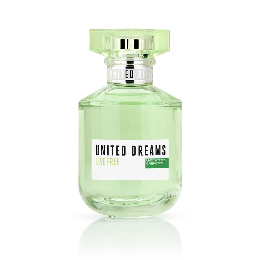 United Colors Of Benetton United Dreams Live Free Eau De Toilette For Women - 50 ml, Floral, Fruity EDT
