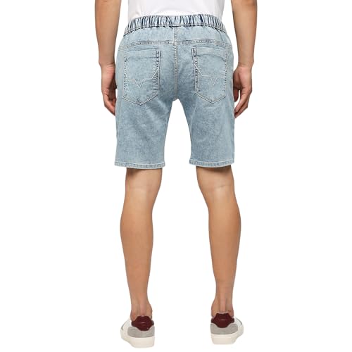 Pepe Jeans Men's Boyfriend Shorts (PM801070Q05_Light Used Indigo Blue