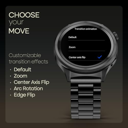 Noise Newly Launched Halo 2 Smartwatch 1.43" AMOLED, 1st Rotating Dial (Axe-Cut Bezel Design), Stainless Steel Build, Menu Transition Animations Effects, BT Calling, Health Suite (Elite Black)