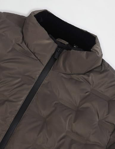 Arrow New York Men's A-Line Coat (ANAIJK4608_Brown