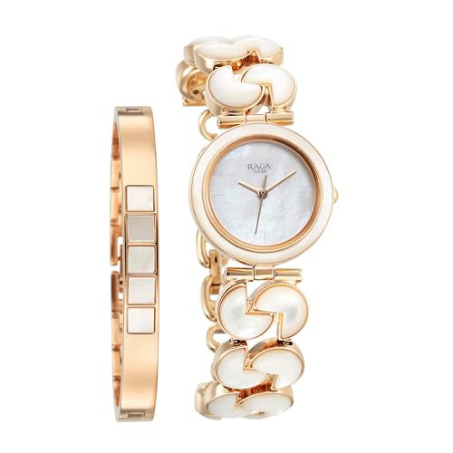 Titan Raga Power Pearls Analog Watch - for Women 95233WM01F