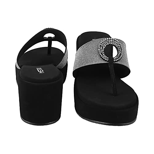 Metro Womens Synthetic Black Slip Ons (Size (7 UK (40 EU))