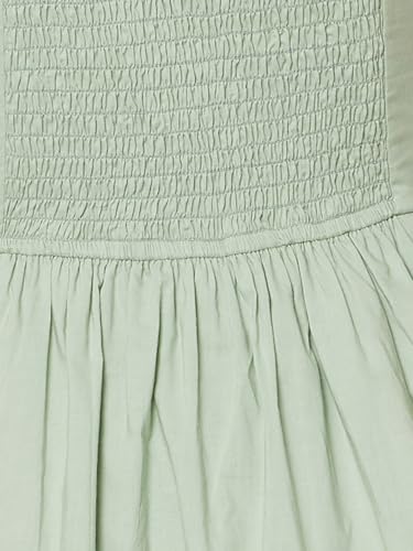 Max Women Schiffli Tiered Dress (Green_XL)
