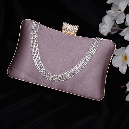 For The Beautiful You curve chain Women's Clutch (Pink1)