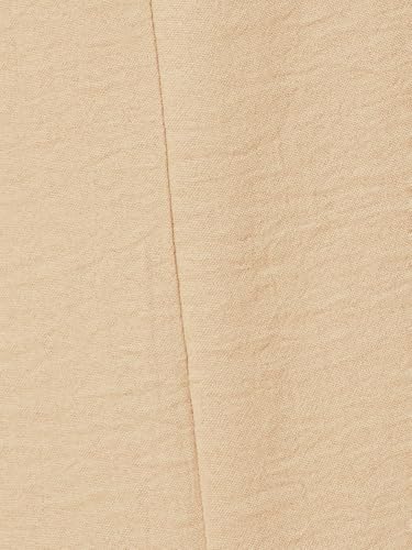 Max Women Panelled Flared Trousers (Beige_3XL)