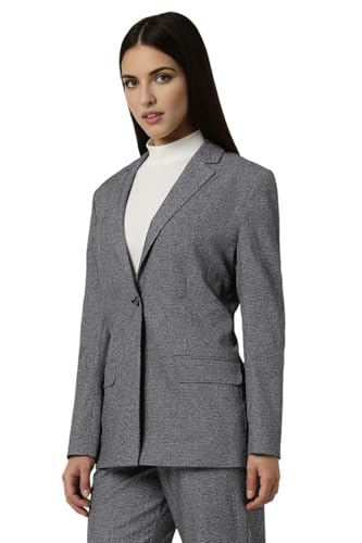 Van Heusen Women's Blazer (VWBZFRGPA27287_Grey