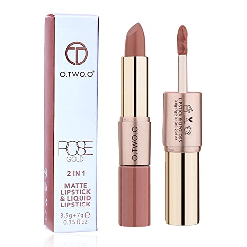 Merishopp 0.35 fl Oz Velvet Matte Liquid Lipstick Not Fade + Lip Gloss 04 |Health & Beauty | Makeup | Lips | Lipstick