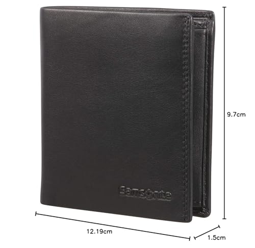 Samsonite Men's Travel Accessories Wallet, Noir (Black), 12.2 x 1.5 x 9.7 cm, Travel Accessories Wallet