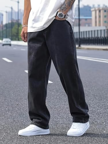 TAGAS Men Relaxed FIT Denim Jeans | Loose (Jeans) for Men | Mens Baggy Fit Denim JeansPant | MDJ-22