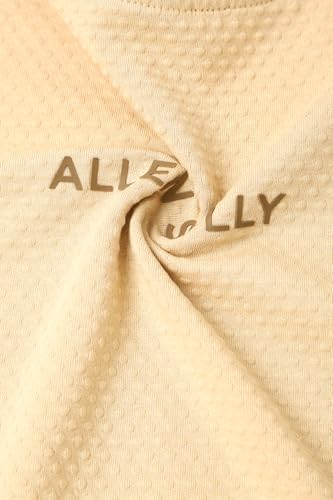 Men Beige Textured Crew Neck T-Shirt