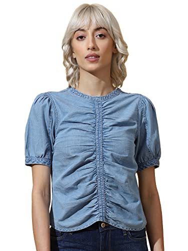 ONLY Regular Fit Top (15314207_Light Blue Denim_42)
