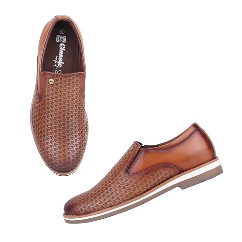 Red Chief Low Ankle Casual Slip On Shoes for Men | Tan UK09