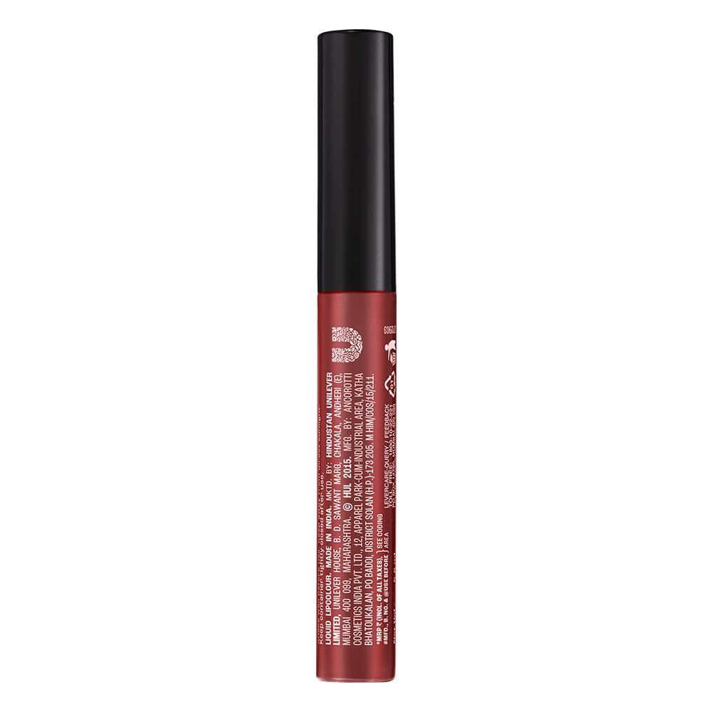 LAKMÉ Forever Matte Liquid Lip, 16Hr Lipstick, Lightweight & Transferproof - Nude Dream, 5.6Ml (Pack of 2)