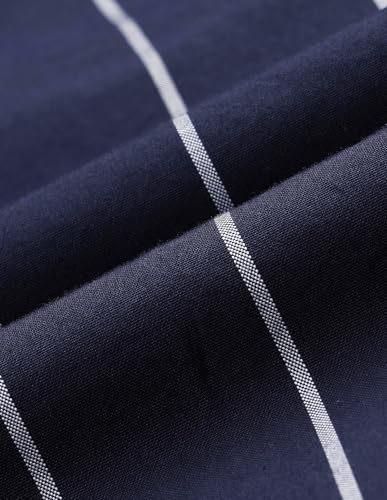 U.S.Polo Association Men's Vertical Striped 135Th Shirt (USSHT3128H_Navy_39)