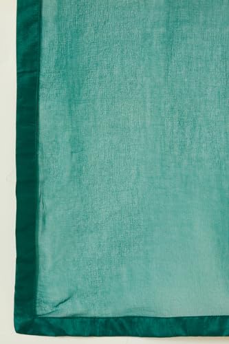 Soch Womens Teal Georgette Embellished Suit Set With Stones