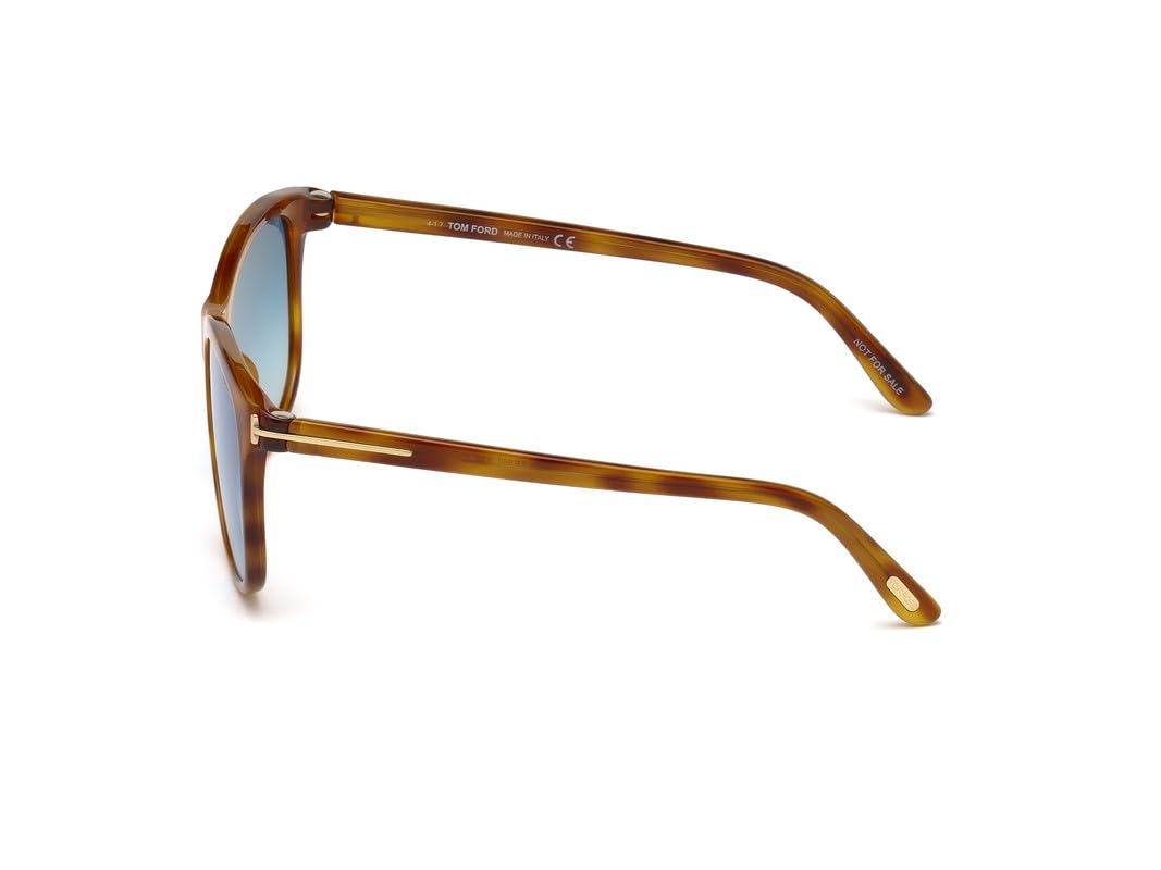 Tom Ford UV Protected Brown Square Full Rim Sunglasses for Men - FT0567 56 53X