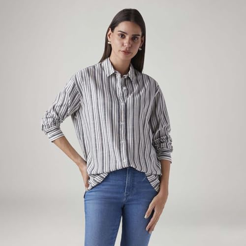 Levi's Women's Striped Relaxed Fit Shirt