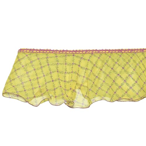 BIBA Girls PRINTED STRAIGHT KID(KWSPRING SONGS5915_LIME YELLOW_15)