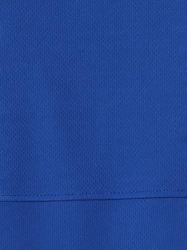 Max Women Printed Oversized Sports T-Shirt (Blue_S)